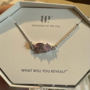 BP Silver Chain with Lavender Gems